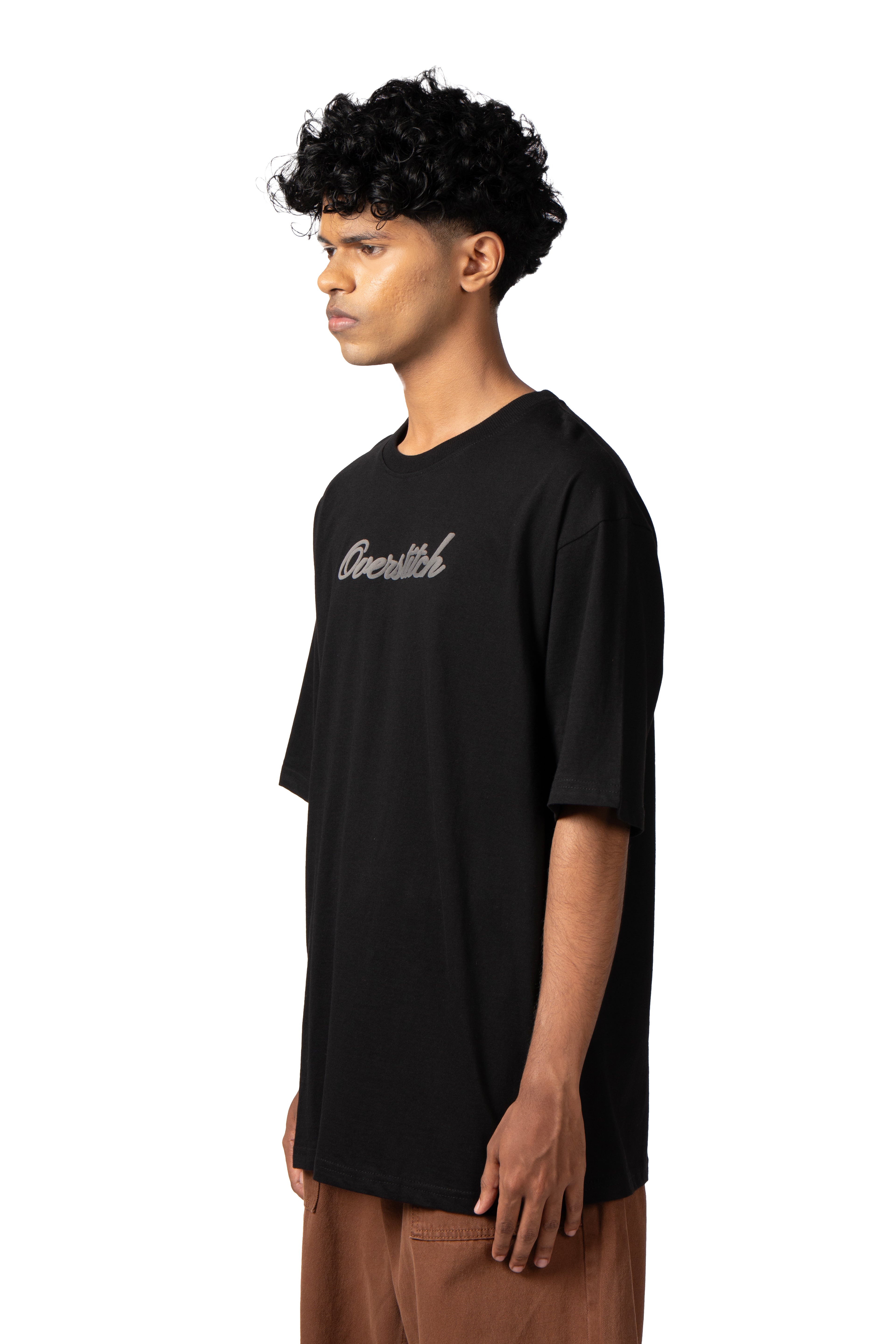 Black Embossed T-Shirt