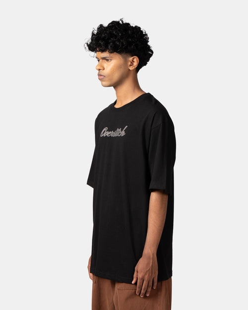 Black Embossed T-Shirt