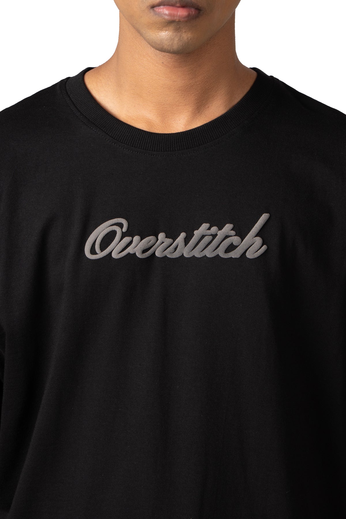 Black Embossed T-Shirt