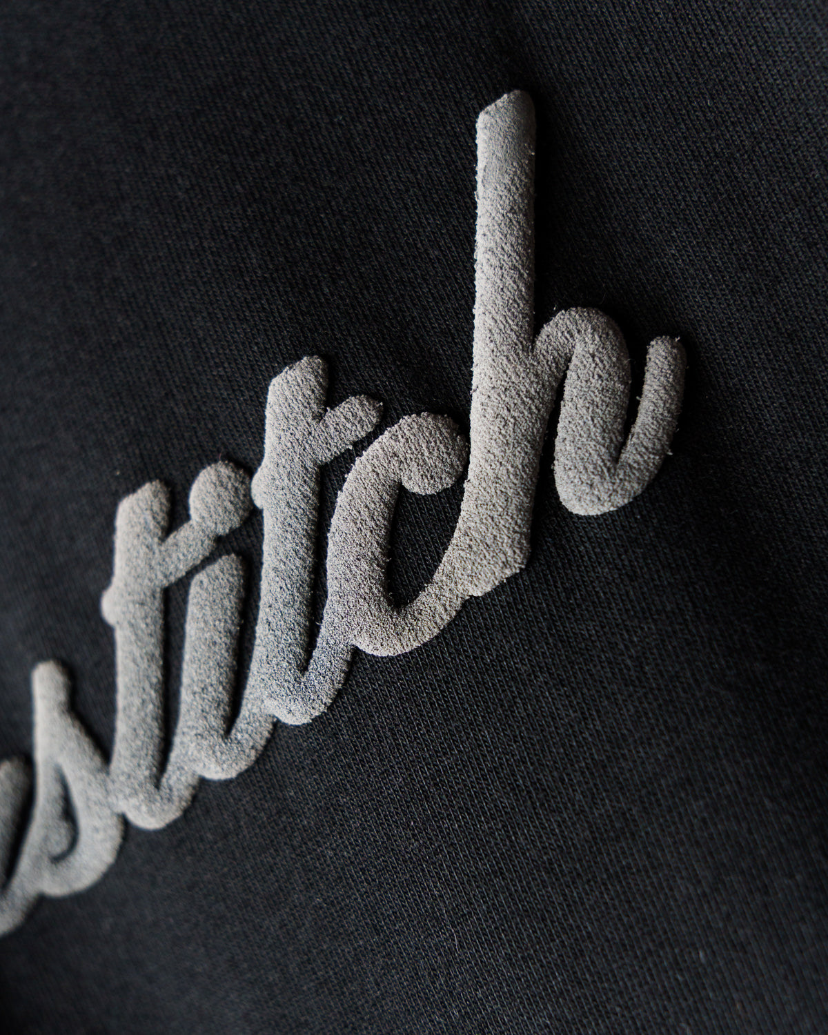 Black Embossed T-Shirt